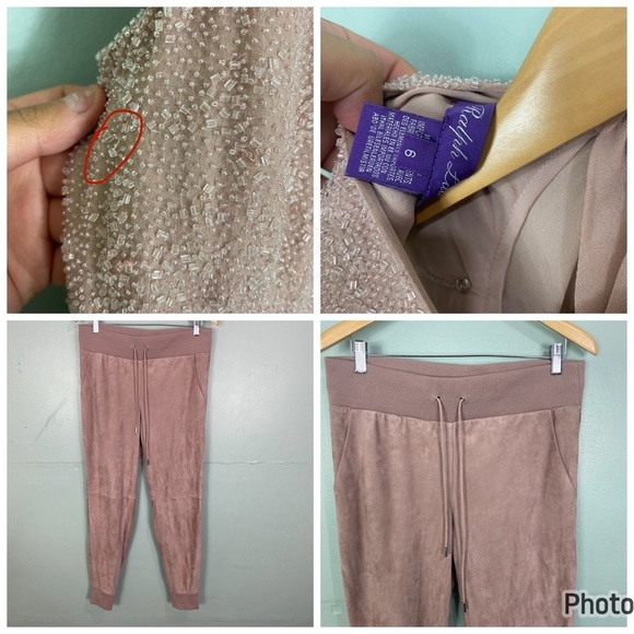 Ralph Lauren Purple Label Sz 6 Suede Leather Purple Suit 3 Piece Set Blazer Silk - Picture 3 of 16